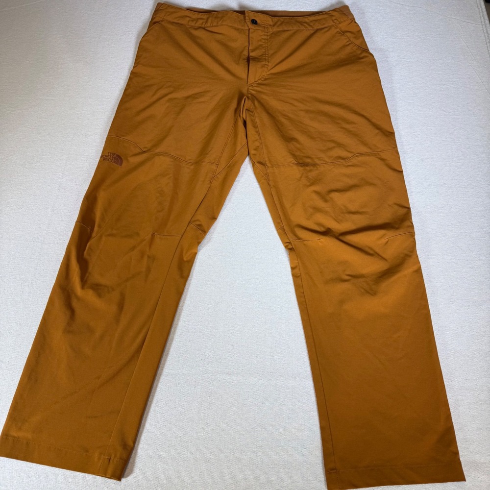 The North Face Mens Paramount Active Hiking Pants Orange 38x30 repair needed